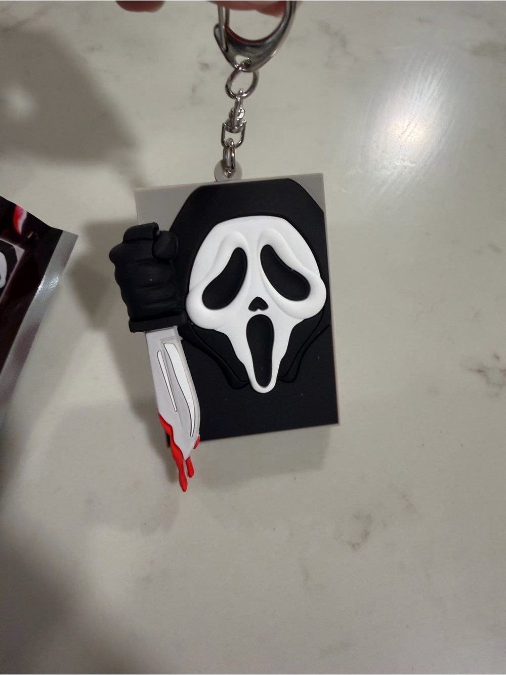 NWT Ghostface Torso Up Stabbing Pose - BagCharm